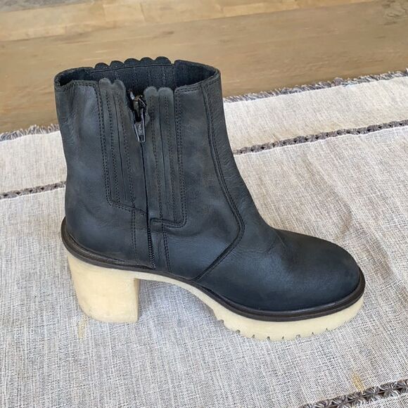 Free People James Black Chelsea Boot EU 37 US 6.5 - Picture 6 of 10